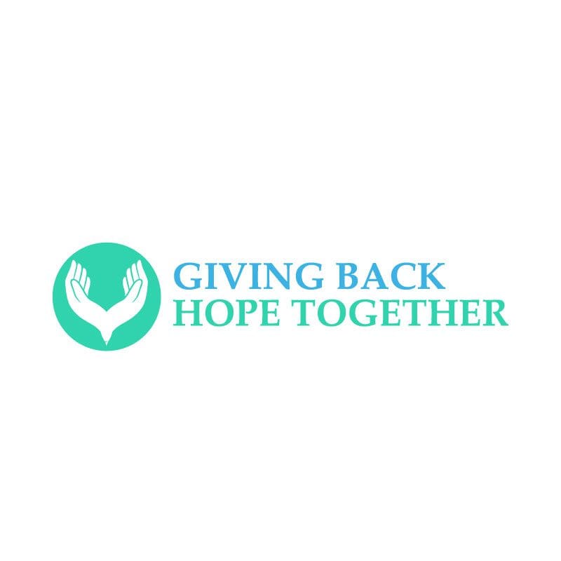 Official Branding for Giving Back Hope Together designed by RoxxiStudios™ - a full service branding company.